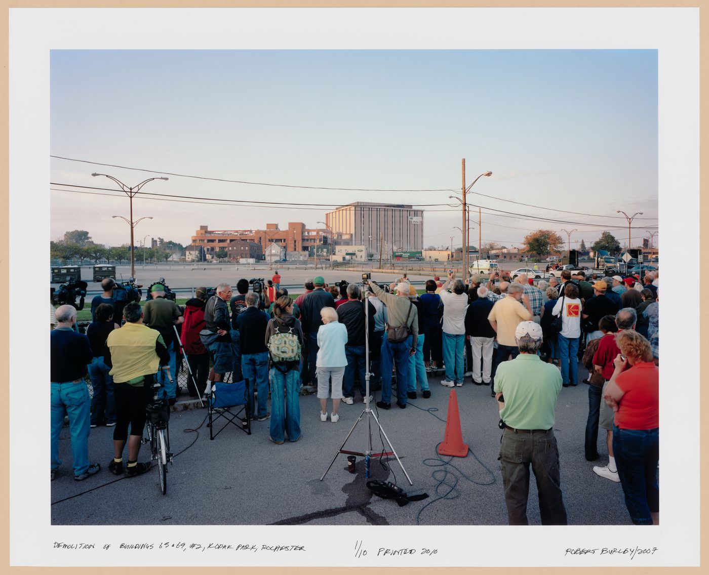 The Disappearance of Darkness Series: Implosions of Buildings 65 & 69, Kodak Park, Rochester, NY, United States