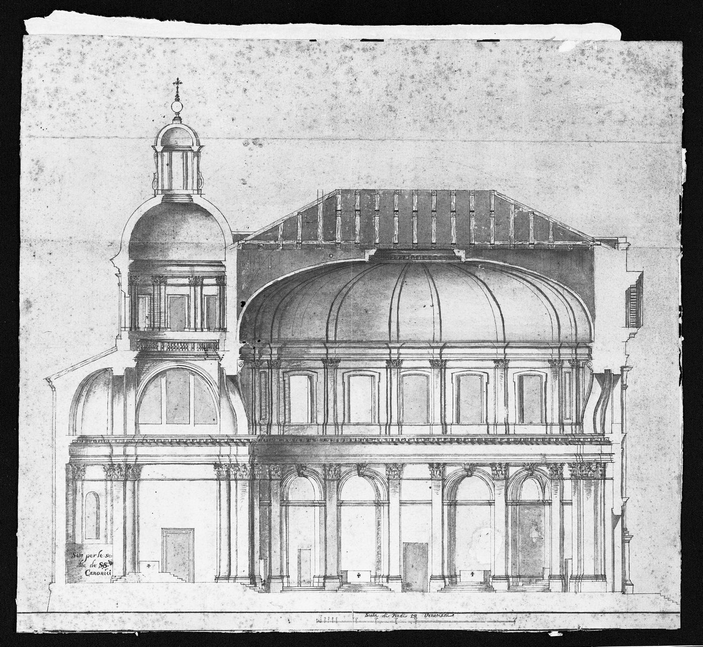 Design for the reconstruction of the Duomo at Este