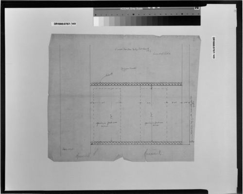 Monadnock Building, Chicago: Section for the vault for the American Exchange National Bank