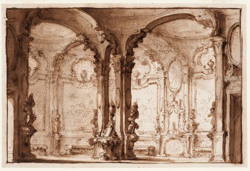 Perspective view for a stage design