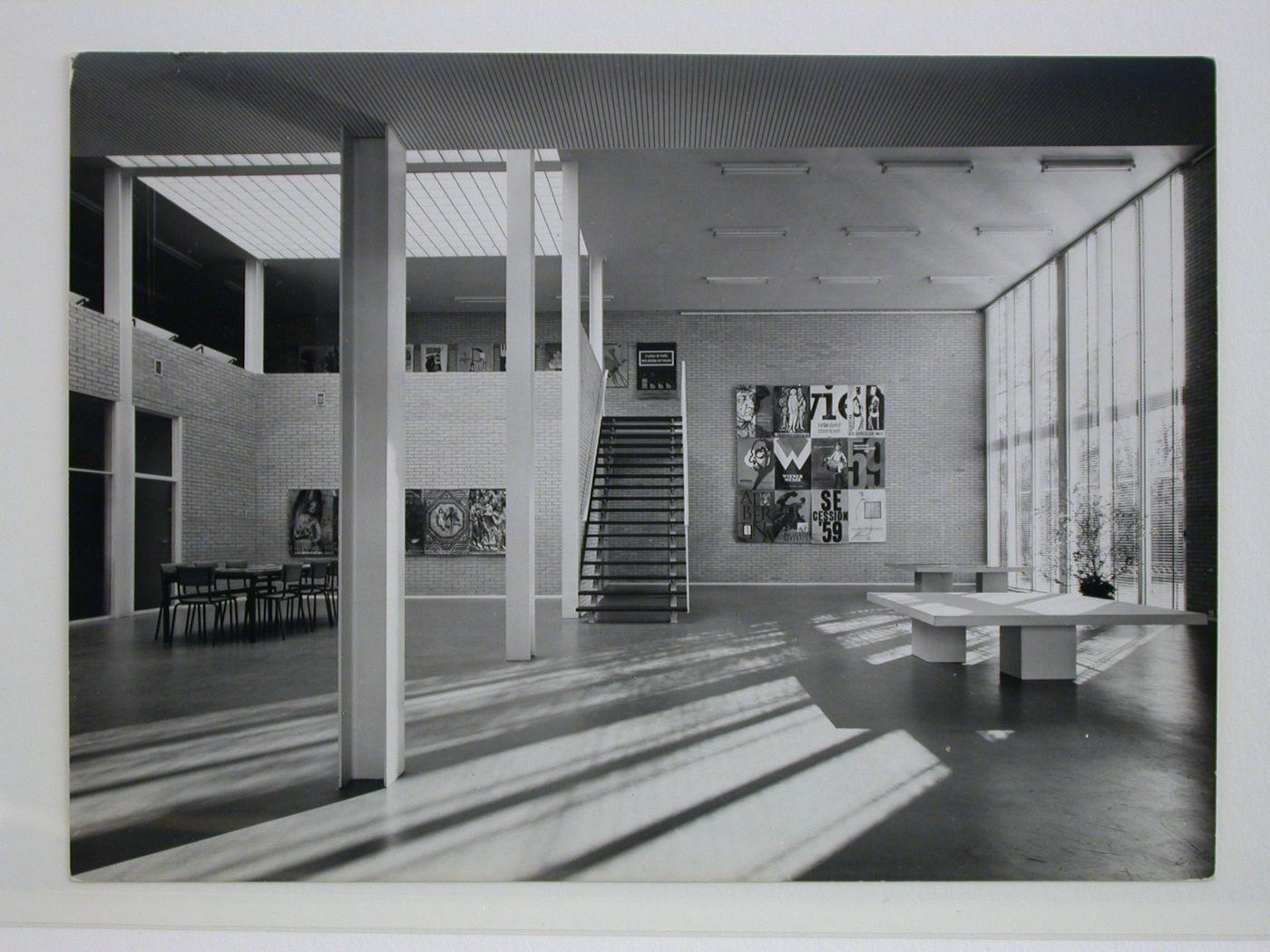 Interior view of De Zonnehof Exhibition Hall, Amersfoort, Netherlands