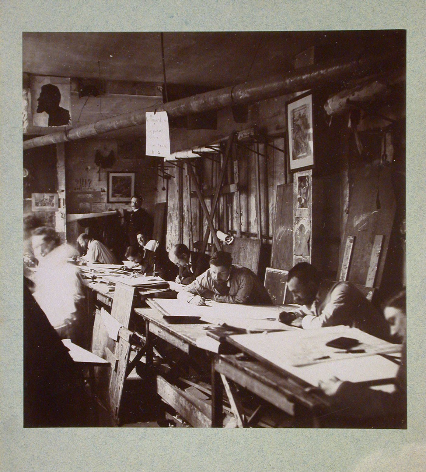 An Architectural Workshop, possibly Ecole des Beaux-arts, Paris