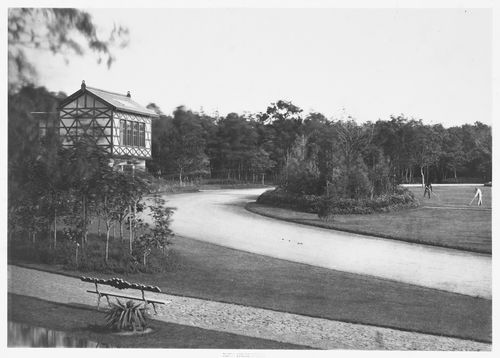 Scene in the Pré Catelan, Bois de Boulogne, Paris, France