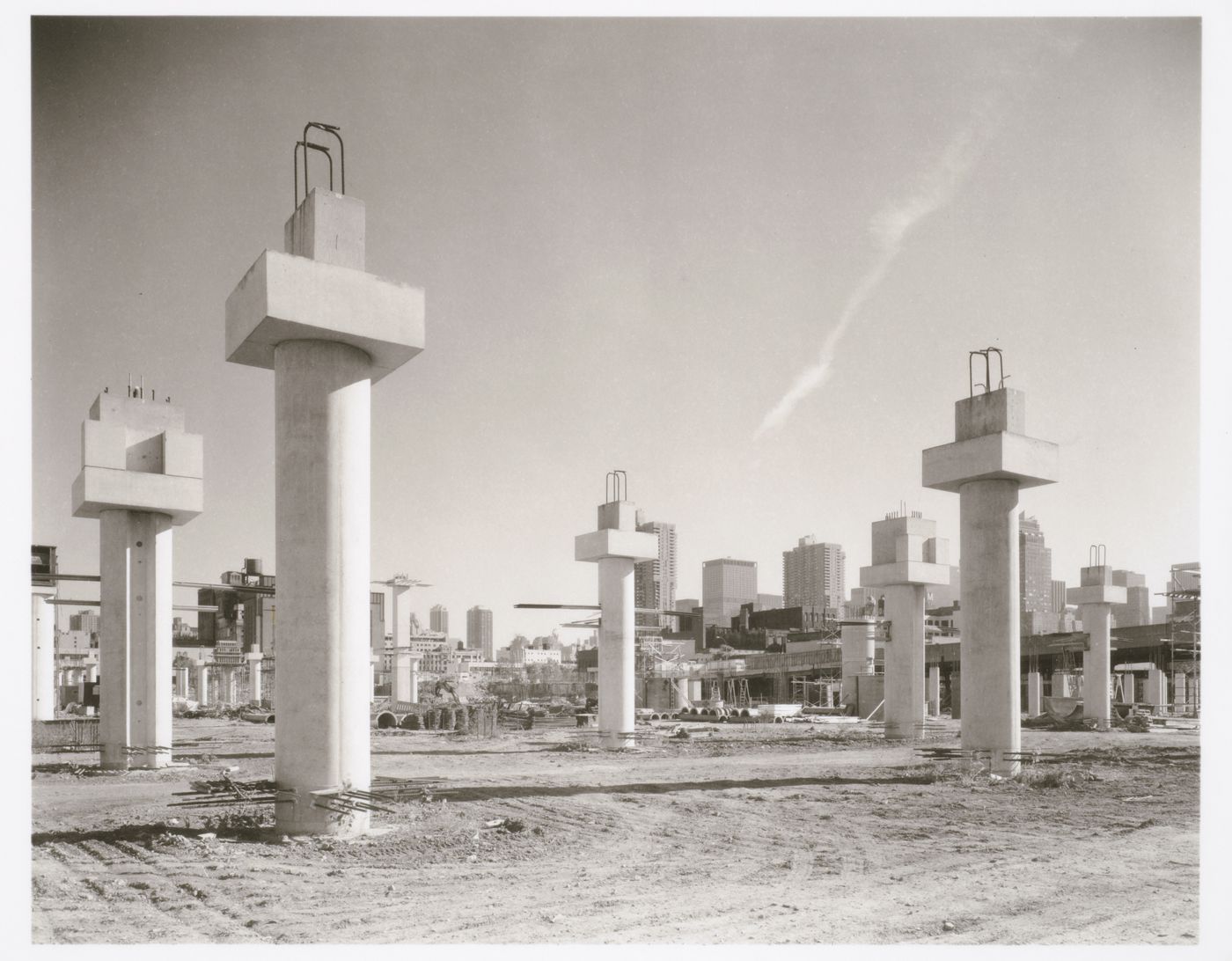 Foundation Pillars, New York Exposition and Convention Center, New York City, New York