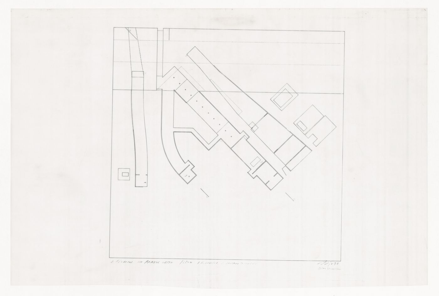 Plan for Exposição Visiones para Madrid [Visions for Madrid exhibition], Madrid, Spain