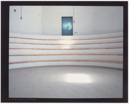 Secondary School, Broni, 1979; Interior of the octagonal building