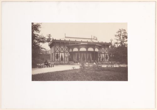 Bois de Boulogne, view of l'ancien restaurant de la cascade, Paris, France