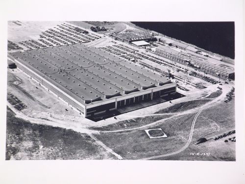 Aerial view of the Republic Aviation Corporation Assembly Plant, Farmingdale, New York
