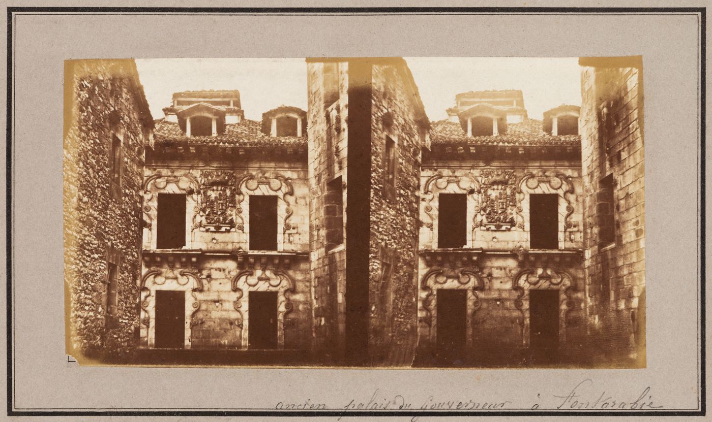 Ancien palais du gouveneur a fontarabie