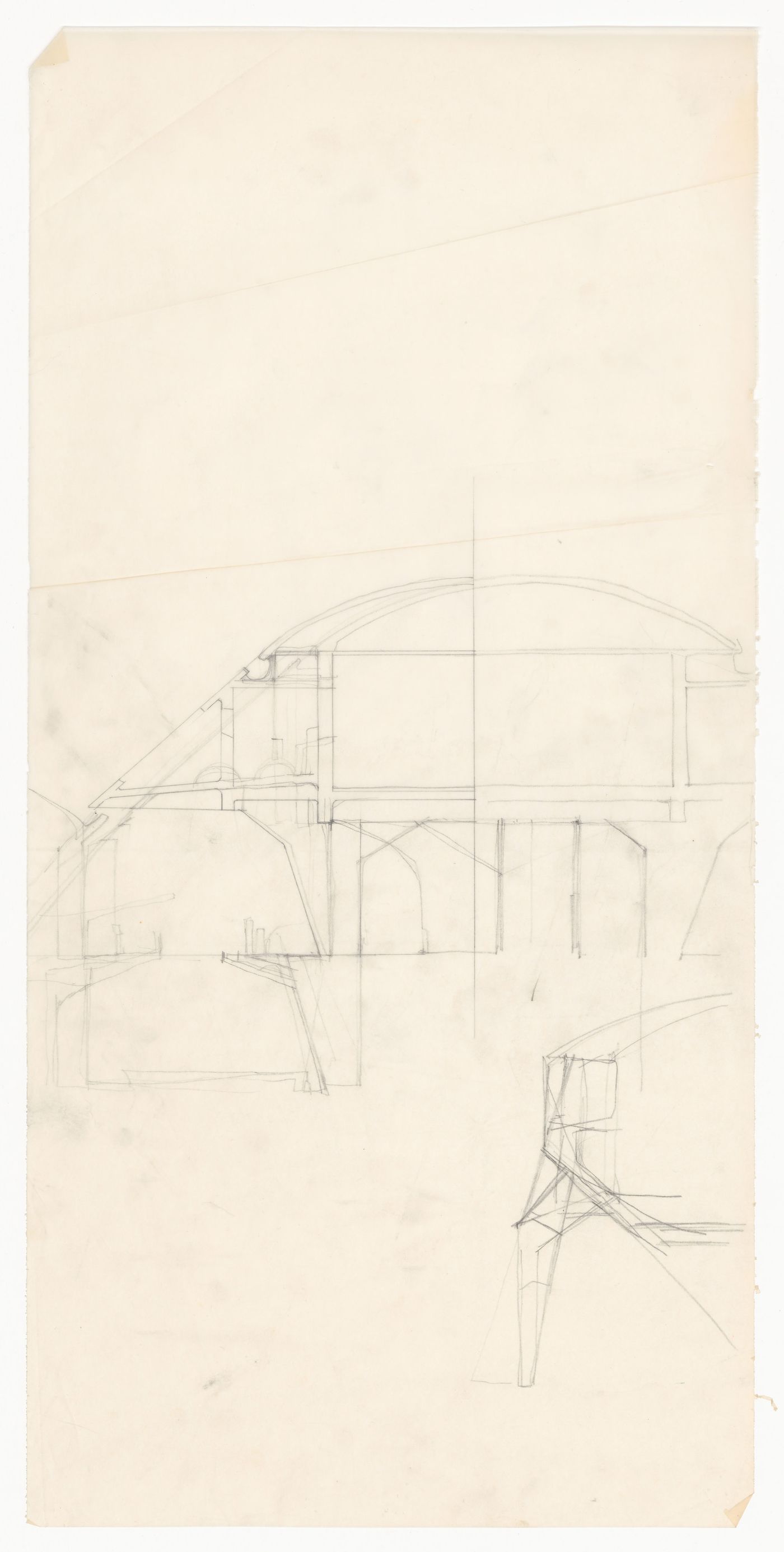 Section for Unidentified house, Italy
