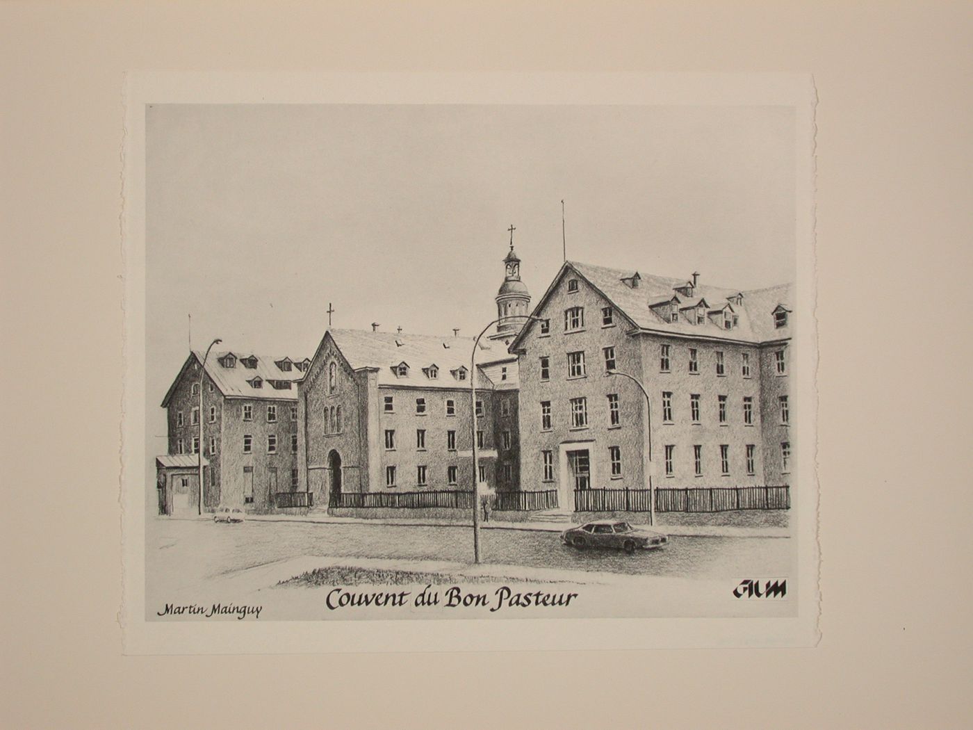 View of Couvent du Bon Pasteur from Sherbrooke St., Montréal