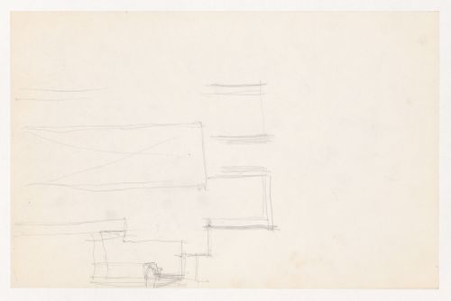 Sketch sectional detail for the Metallurgy Building, Illinois Institute of Technology, Chicago