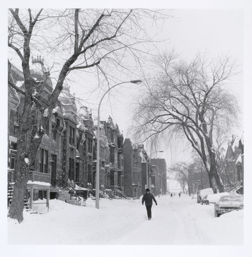 Milton Park Project: Looking north on Hutchison from below Prince Arthur, Montréal, Québec