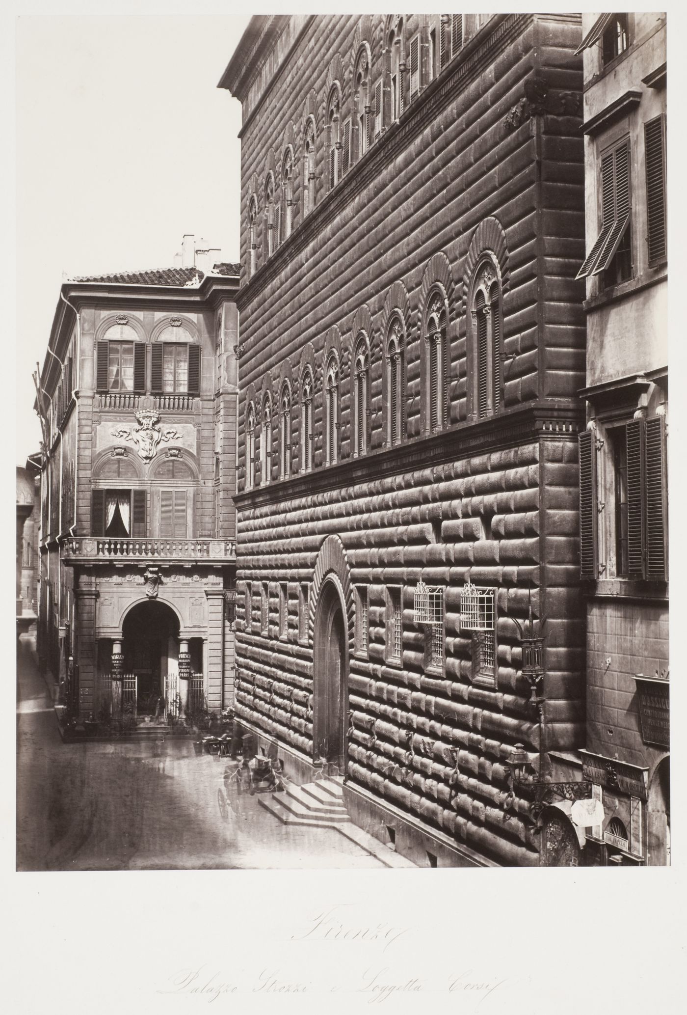 Firenze Palazzo Strozzi e Loggetta Corsi