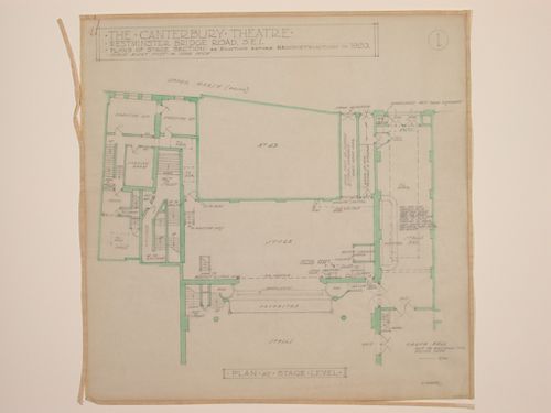 Canterbury Theatre - Stage Plans