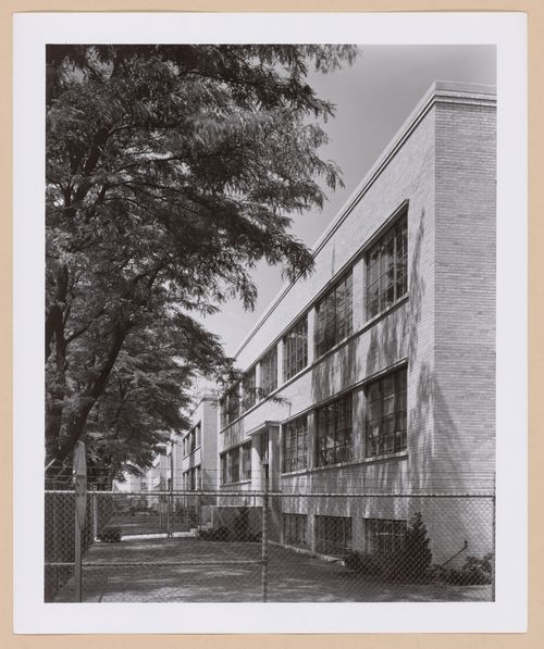 View of the principal façade of Building No. 300, Chrysler Corporation Highland Park Plant, Highland Park, Michigan