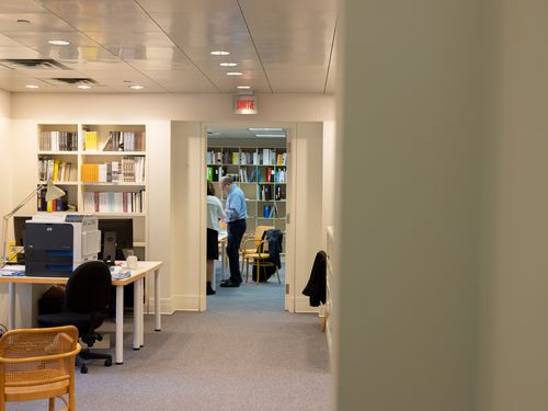 The Museum Is Not Enough: View of people in a CCA office