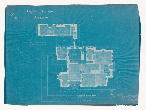 Arnsbrae, Alloa, House for Captain James Younger: Ground floor plan