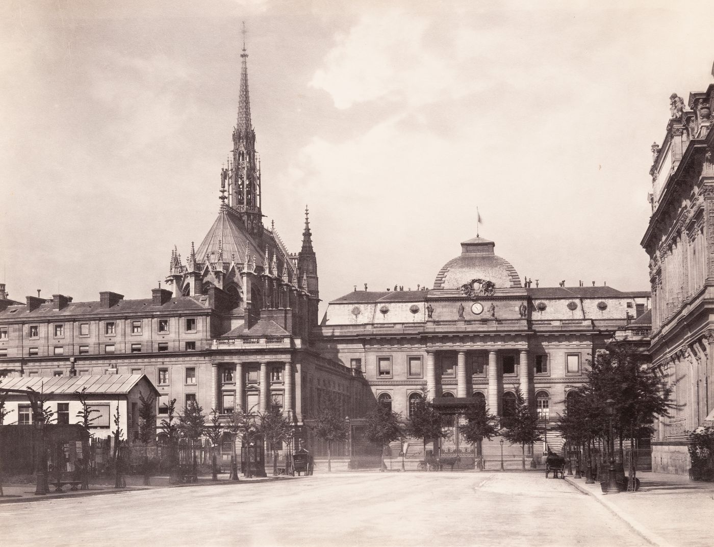 Plate from album ''Buildings, parks and streets of Paris, Versailles and environs, France''