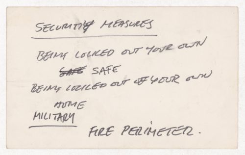 Security measures being locked out your own [safe]/safe...