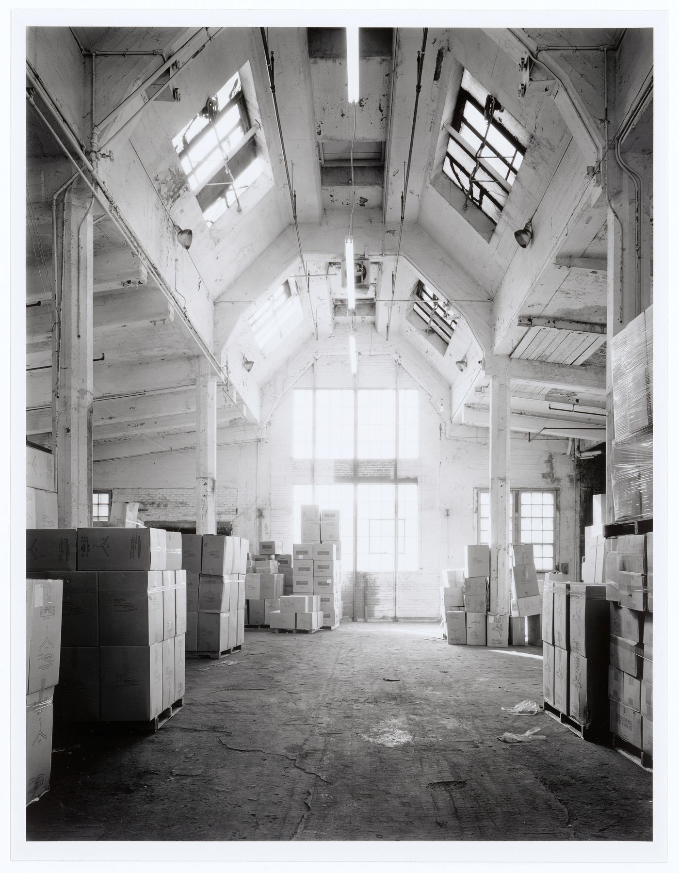 Interior view of the west room of the Crane Foundry, Montréal, Québec