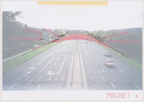 Magnet: presentation sketch for Magnet no. 9 ("City Square" spanning the North Circular Road)