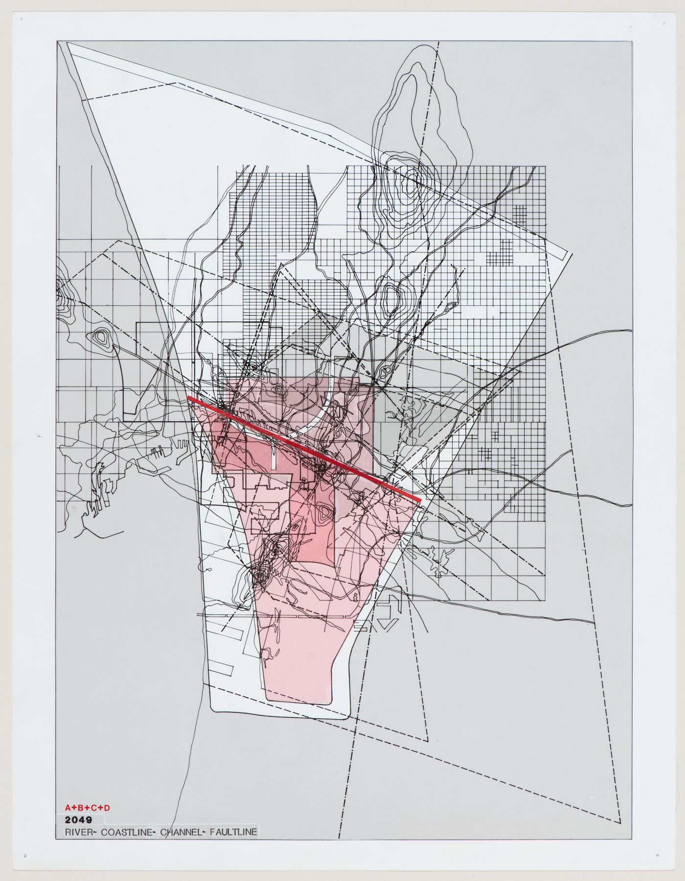 Topographic survey for University Art Museum, Long Beach, California