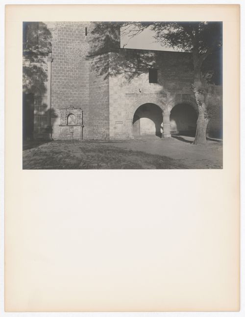 View of the Porteria of Capilla Posa, Convento de Huejotzingo, Huejotzingo, Mexico