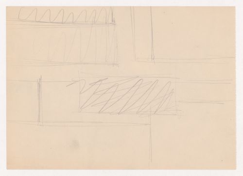 Interior perspective sketch for Museum for a Small City