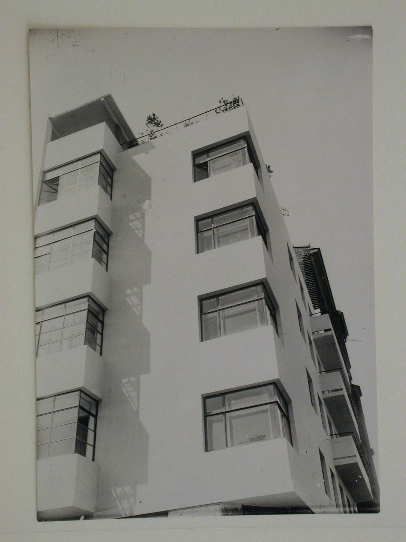 Partial view of the house-commune for State Insurance (Gosstrakh) employees, 21 Malaia Bronnaia Street, Moscow