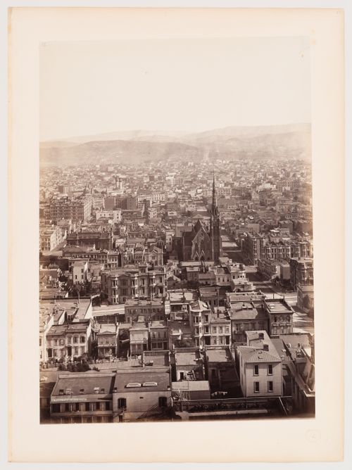 Section 12 of 13 of Panorama of San Francisco from California Street Hill, San Francisco, California