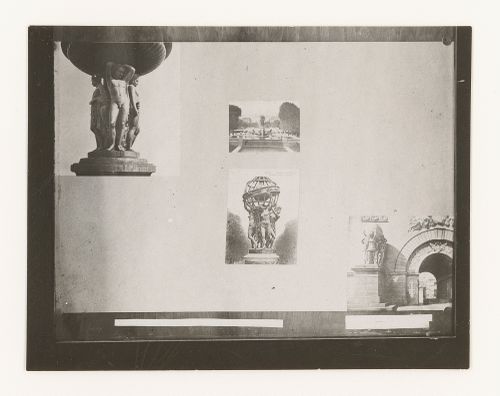 View of photographs, pinned to presentation boards used for didactic purposes by the professors of the Basic Course at the Vkhutemas (Higher State Artistic Technical Studios) and the Vkhutein (Moscow Higher Technical Institute), Moscow