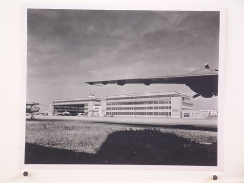 View of the principal façade of a hangar, United States Army Base, Dayton, Ohio