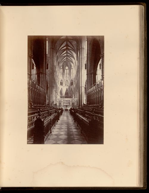 Plate from book ''The Abbey and Palace of Westminster''