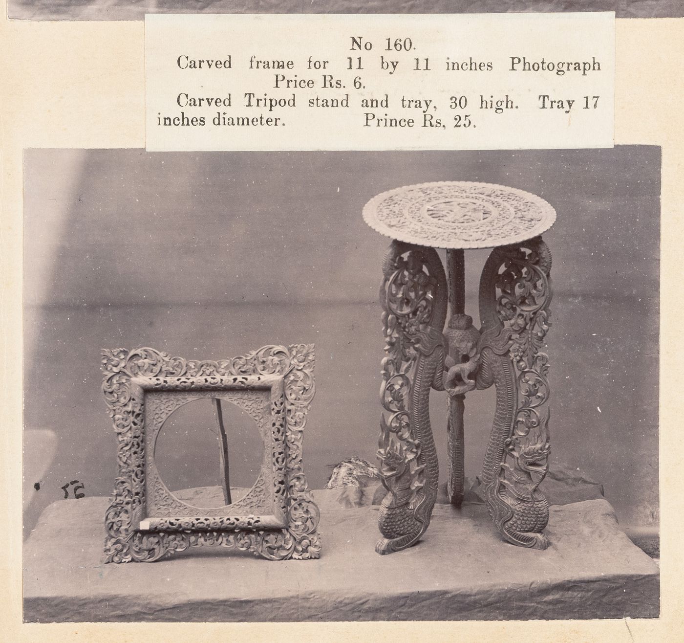 View of furnishings, F. Beato Limited, C Road, Mandalay, Burma (now Myanmar)