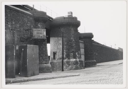 View of Liverpool dock, England