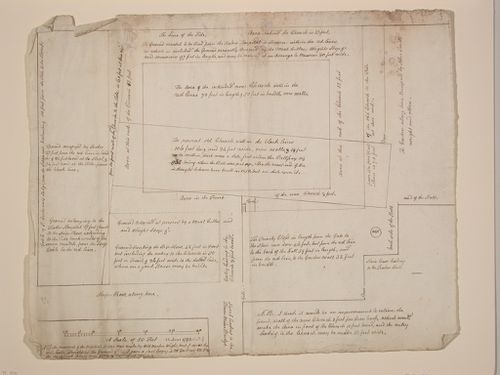 Site plan for a church