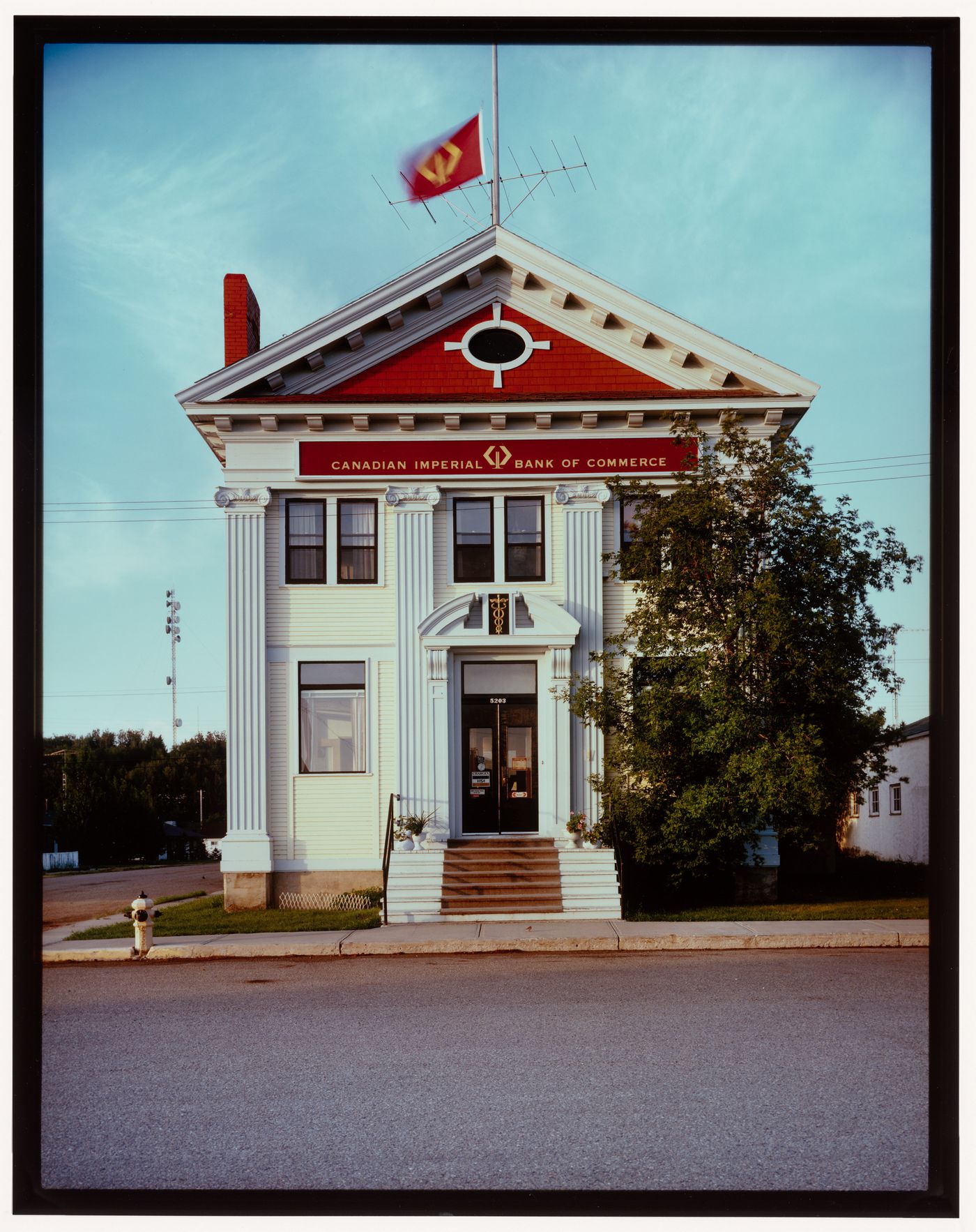 Façade, Canadian Bank of Commerce (now Canadian Imperial Bank of Commerce), Innisfree, Alberta