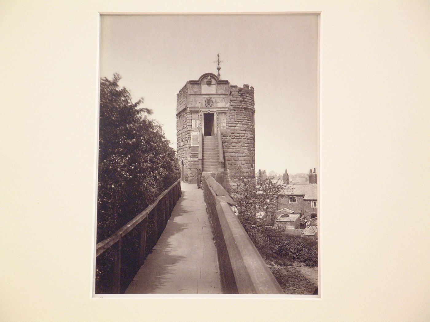 View of the Phoenix Tower from the wall, Chester, England