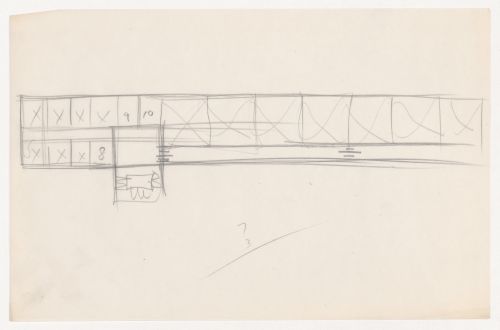 Sketch plan for Illinois Institute of Technology, possibly for an engineering building
