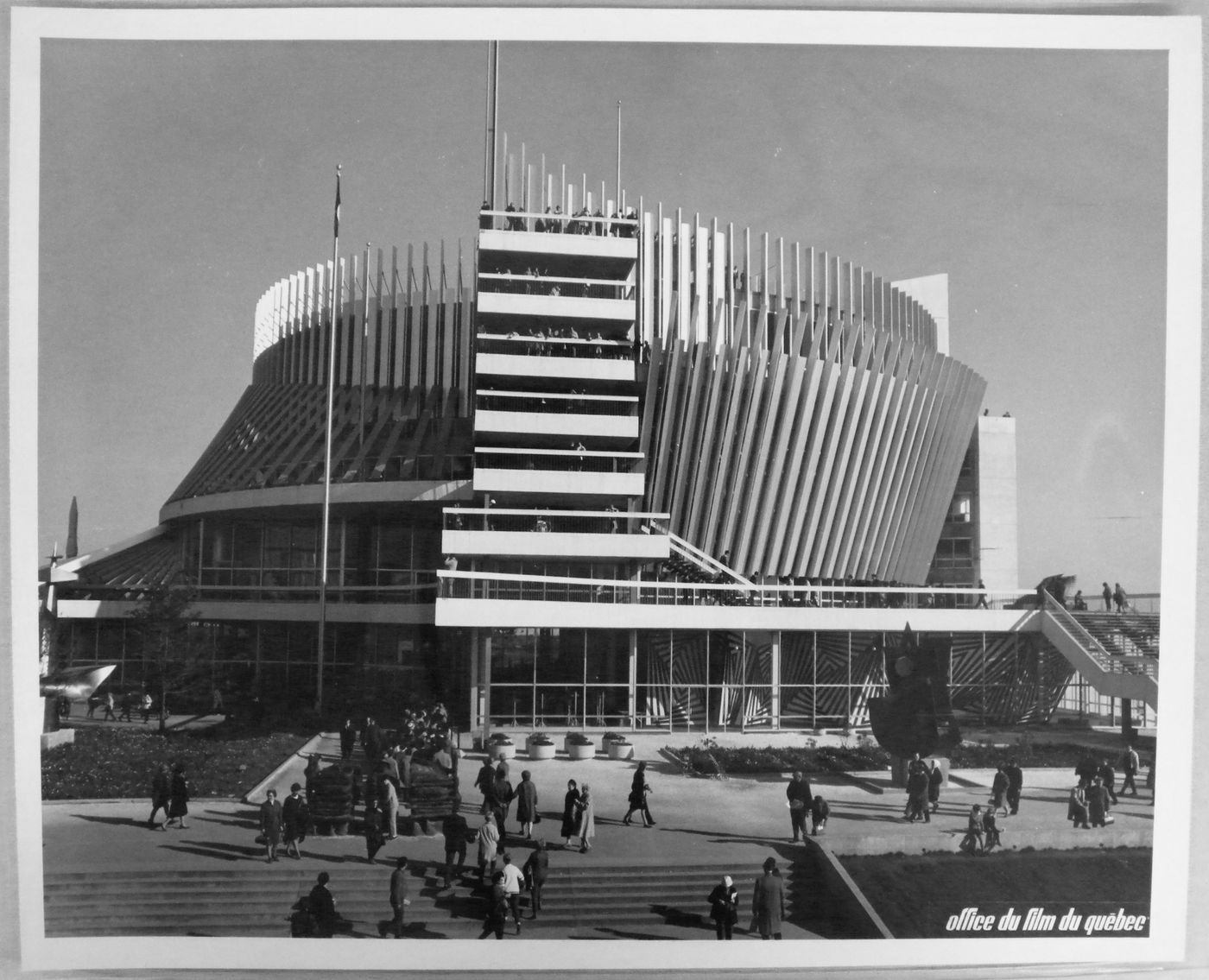 View of the Pavilion of France, Expo 67, Montréal, Québec