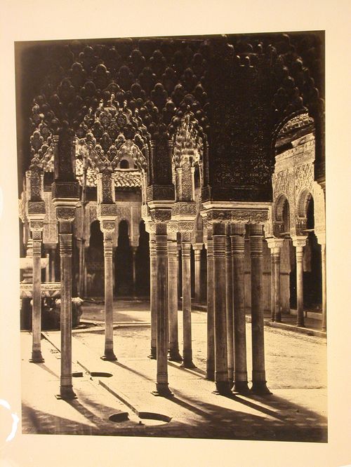 View of the Court of the Lions, Alhambra, Grenada, Spain