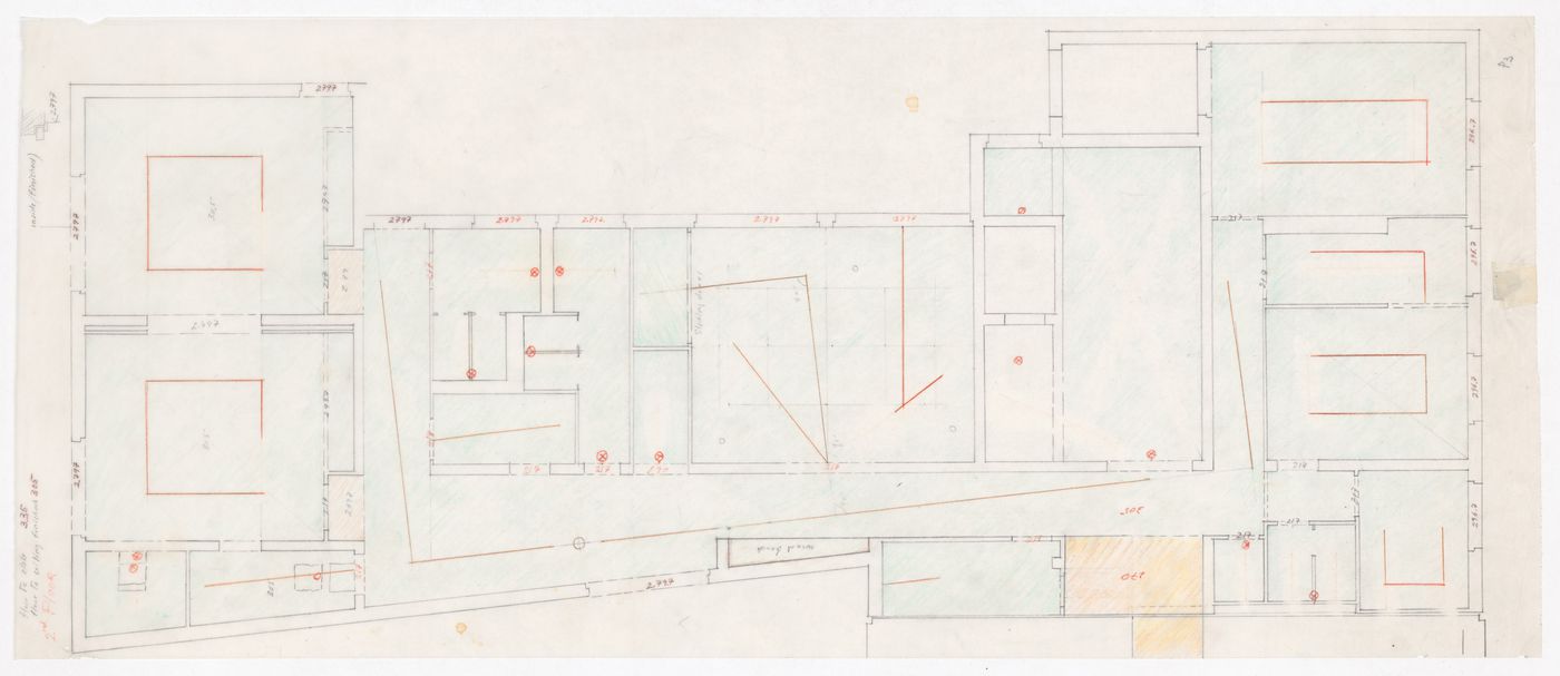 Second floor plan for Kita, Blocke 121, Berlin, Germany