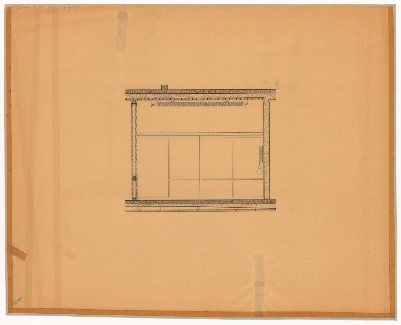 Section for Casa sobre el arroyo, Mar del Plata, Argentina