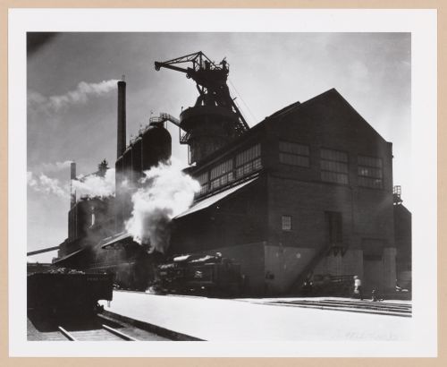 View of the Blast Furnaces, Rouge River Plant, Ford Motor Company, Dearborn, Michigan