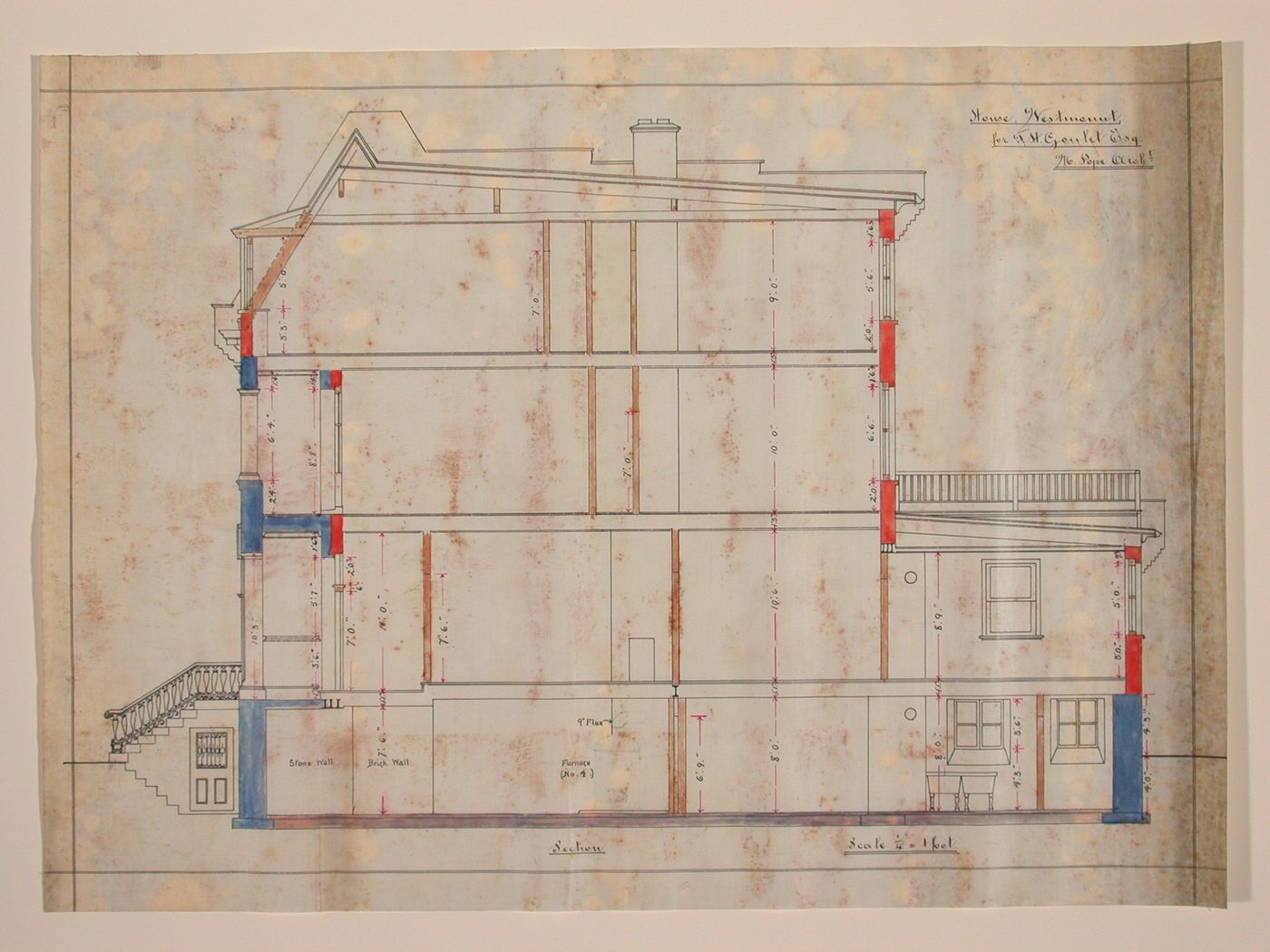 House for J. Goulet Esq., Westmount