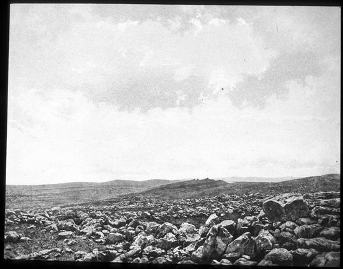 View of an archeological site near the Dead Sea, Israel
