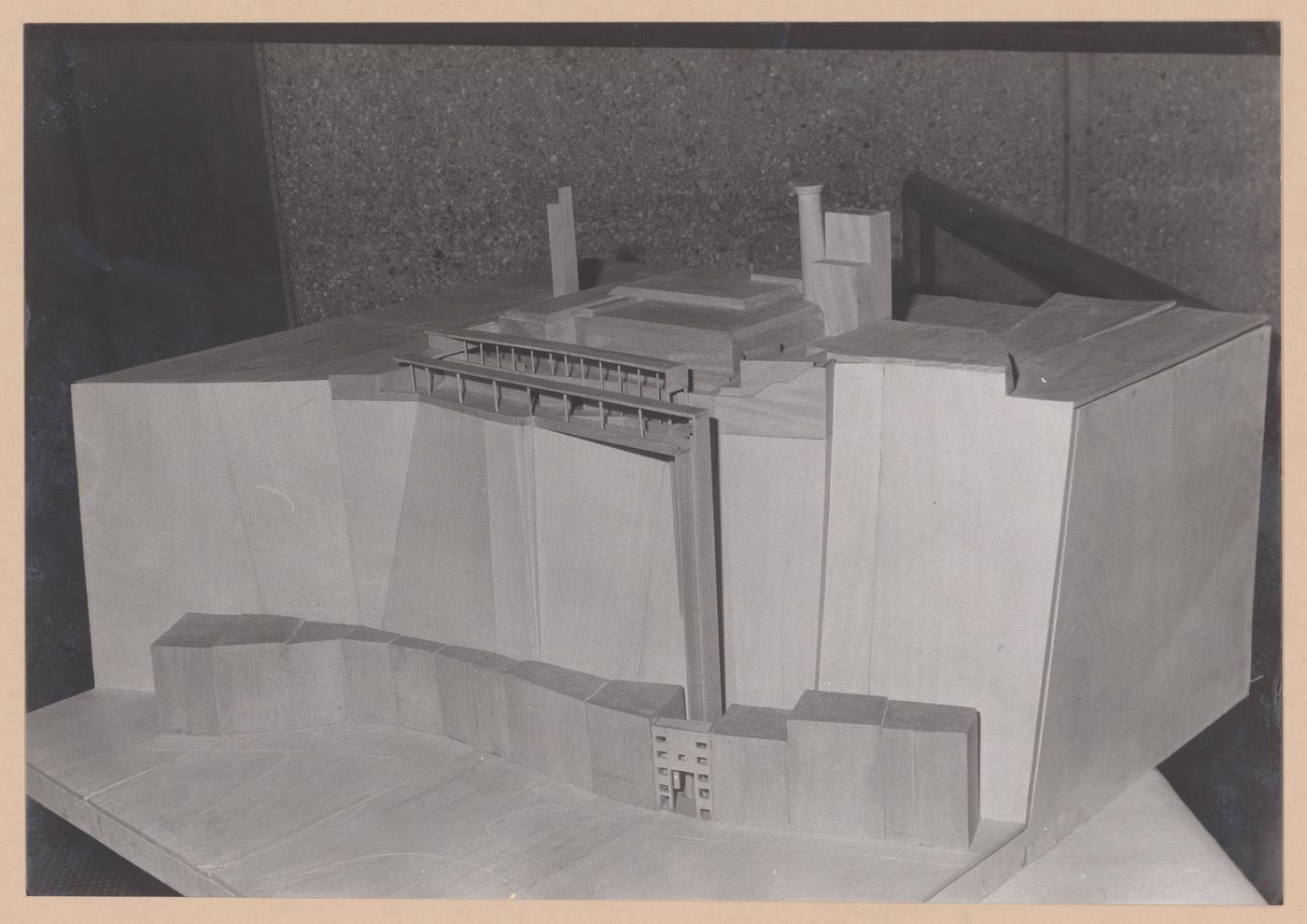 View of model for Ampliação do Casino e Restaurante Winkler, Salzburg, Austria