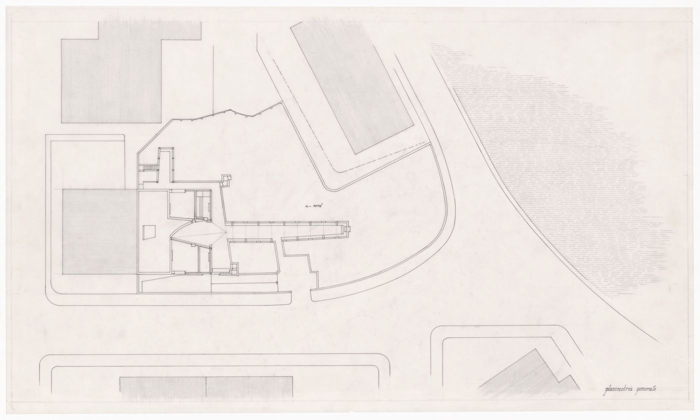 Site plan for Casa Miggiano, Otranto, Italy