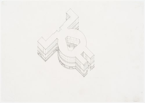 Science Library, University of California at Irvine, California: axonometric